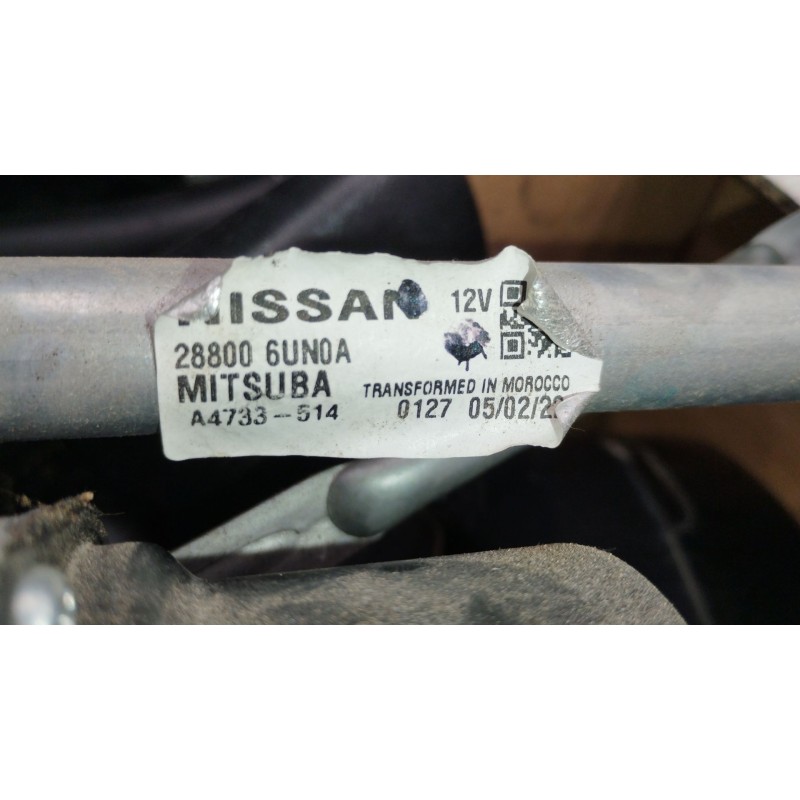 Recambio de motor limpia delantero para nissan qashqai iii (j12) 1.3 dig-t referencia OEM IAM 288006UN0A  