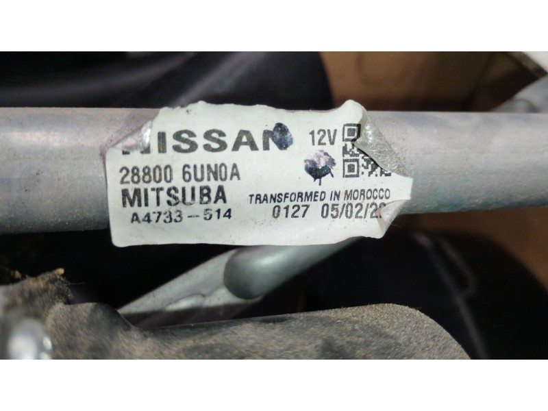 Recambio de motor limpia delantero para nissan qashqai iii (j12) 1.3 dig-t referencia OEM IAM 288006UN0A  