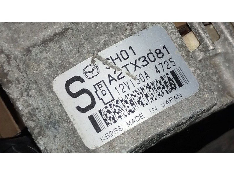 Recambio de alternador para mazda cx-5 (ke, gh) 2.2 d (ke2fw) referencia OEM IAM A2TX3081 SH0118300 