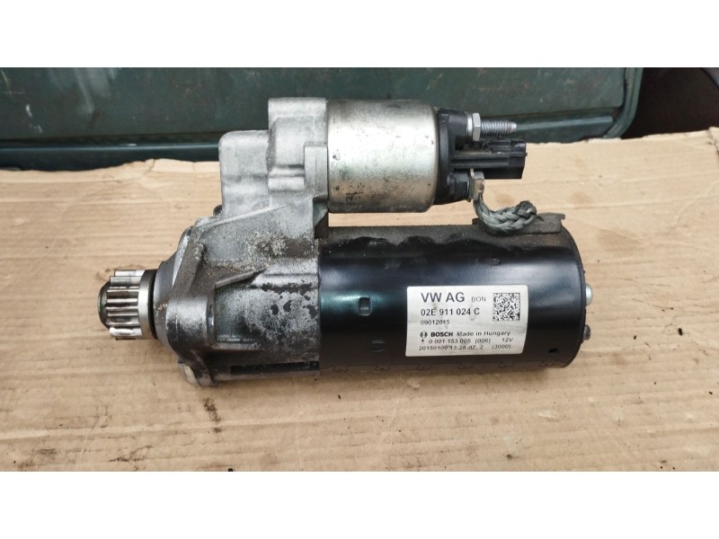 Recambio de motor arranque para audi q3 (8ub, 8ug) 2.0 tdi quattro referencia OEM IAM 02E911024C 0001153005 