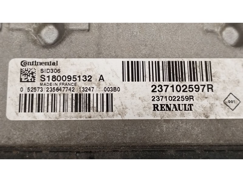 Recambio de centralita motor uce para dacia lodgy (js_) 1.5 dci referencia OEM IAM 237102597R 237102259R S180095132A