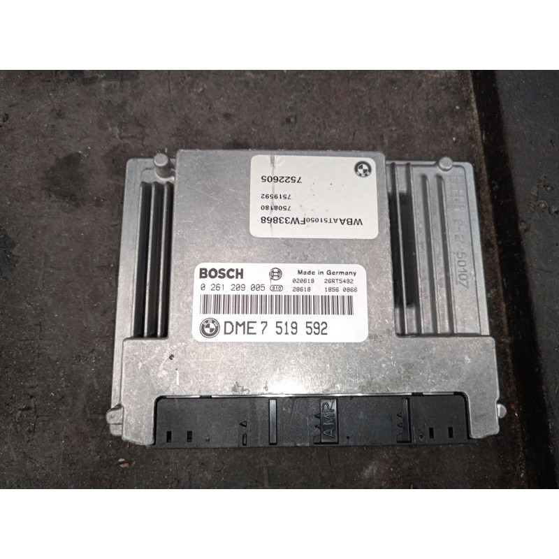 Recambio de centralita motor uce para bmw 3 compact (e46) 316 ti referencia OEM IAM DME7519592 0261209005 7522605