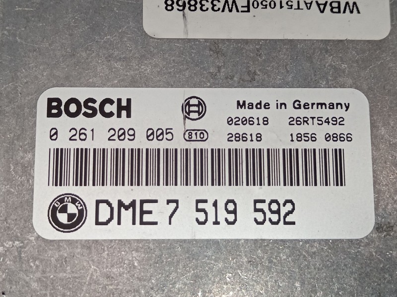 Recambio de centralita motor uce para bmw 3 compact (e46) 316 ti referencia OEM IAM DME7519592 0261209005 7522605