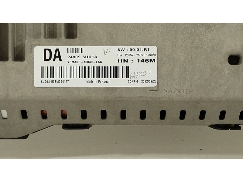 Recambio de cuadro instrumentos para nissan qashqai iii (j12) 1.3 dig-t referencia OEM IAM 248096UD1A  