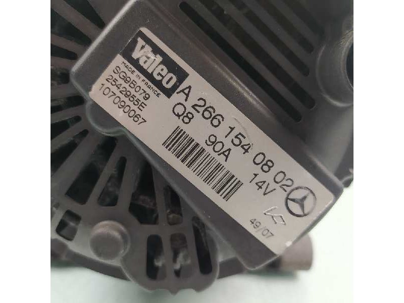 Recambio de alternador para mercedes-benz clase a (w169) a 150 (169.331) referencia OEM IAM A2661540802  