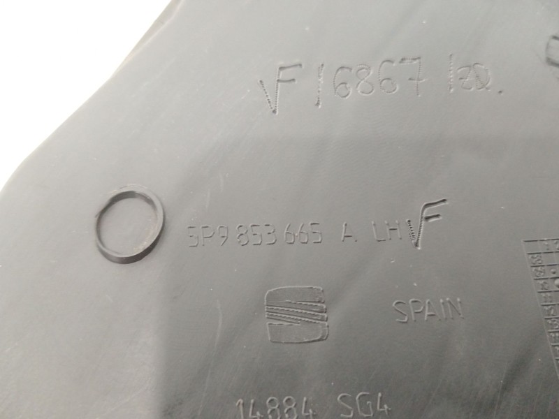 Recambio de rejilla paragolpes izquierda para seat altea (5p1) 2.0 tdi 16v referencia OEM IAM 5P9853665A  