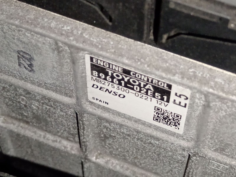 Recambio de centralita motor uce para toyota auris (_e15_) 1.6 (zre151_) referencia OEM IAM 8966102E51 MB2753000221 