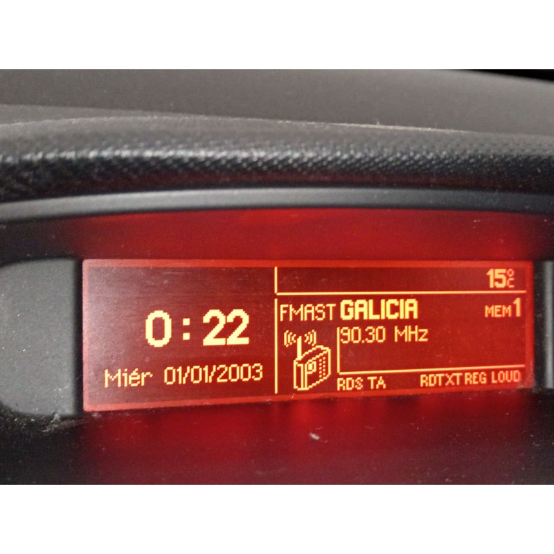 Recambio de pantalla multifuncion para peugeot 308 i (4a_, 4c_) 1.6 hdi referencia OEM IAM 9821852480  