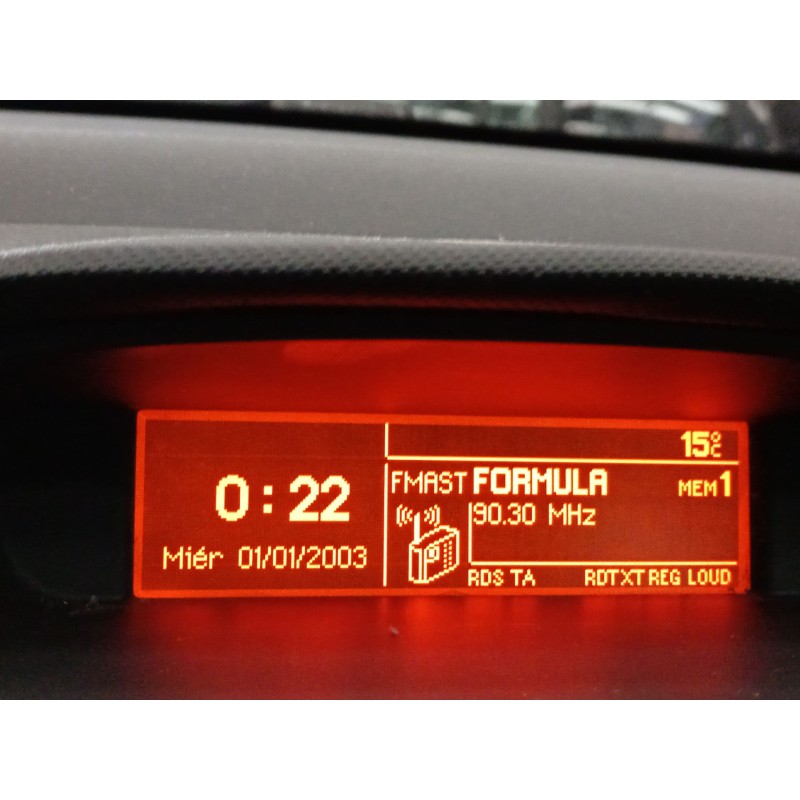 Recambio de pantalla multifuncion para peugeot 308 i (4a_, 4c_) 1.6 hdi referencia OEM IAM 9821852480  