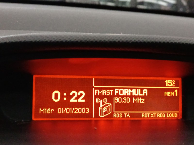 Recambio de pantalla multifuncion para peugeot 308 i (4a_, 4c_) 1.6 hdi referencia OEM IAM 9821852480  