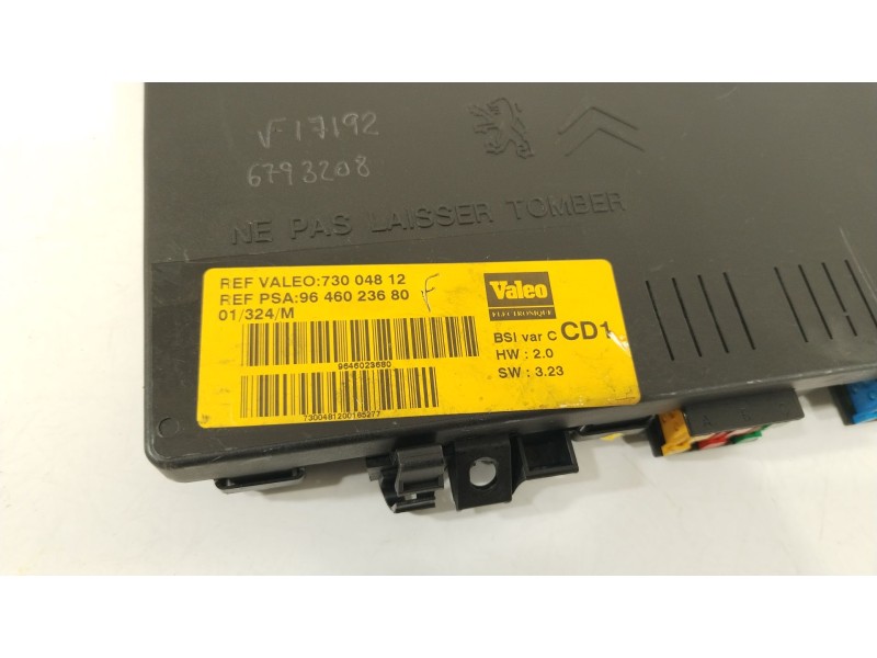 Recambio de caja reles / fusibles para peugeot 406 (8b) 2.0 hdi 90 referencia OEM IAM 9646023680 73004812 BSIVARCCD1