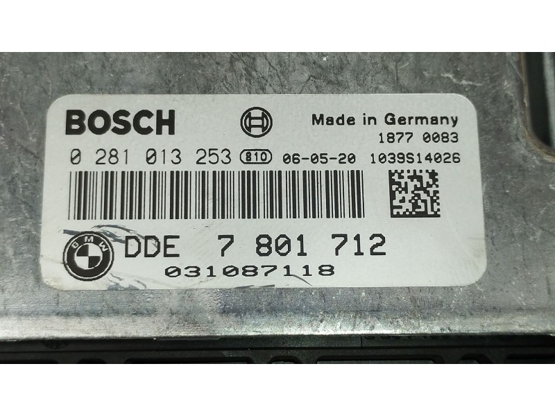 Recambio de centralita motor uce para bmw 5 (e60) 530 d referencia OEM IAM 7801712 0281013253 