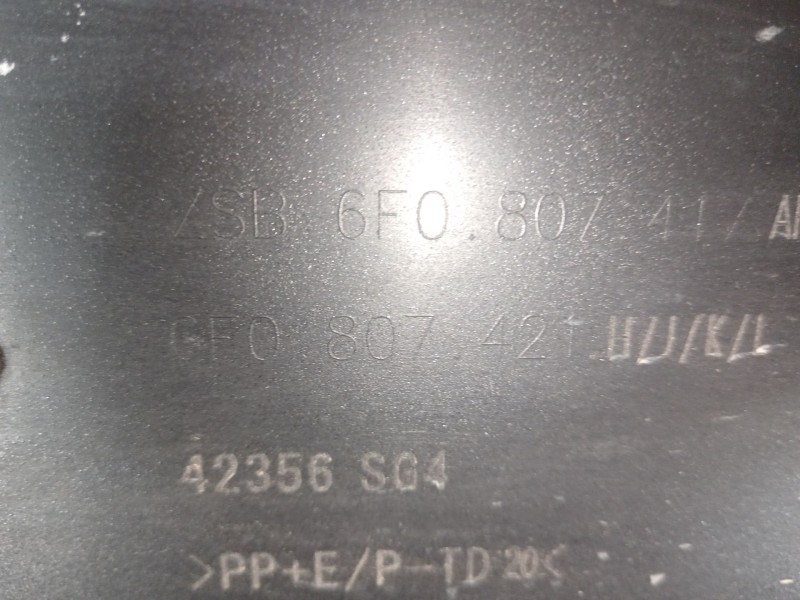 Recambio de paragolpes trasero para seat ibiza (kj1) fr referencia OEM IAM 6F080742  