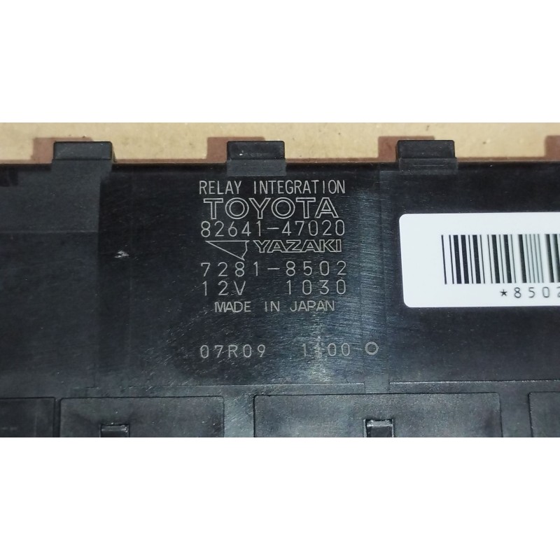 Recambio de caja reles / fusibles para toyota verso (_r2_) 1.6 d4-d (war20_) referencia OEM IAM 8264147020 72818502 