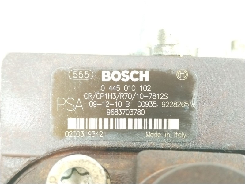 Recambio de bomba inyeccion para peugeot bipper (aa_) 1.4 hdi referencia OEM IAM 9683703780 0445010102 
