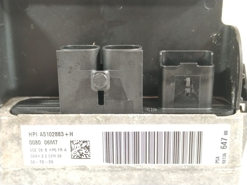 Recambio de bomba direccion para peugeot partner furgoneta/monovolumen (k9) 1.6 bluehdi 75 referencia OEM IAM 9813664780 A510288