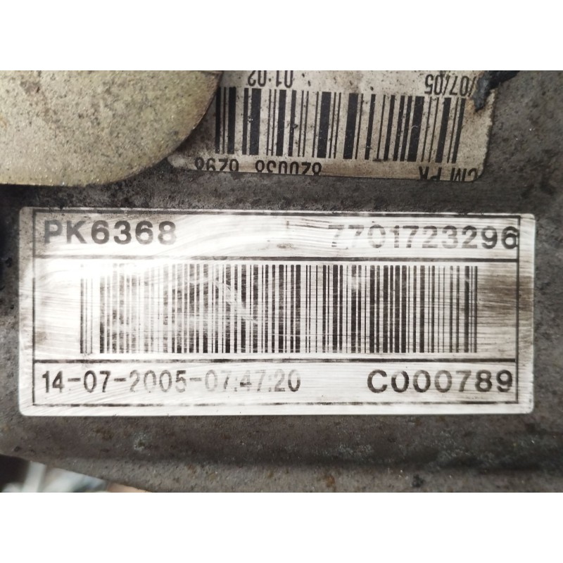 Recambio de caja cambios para renault laguna ii (bg0/1_) 1.9 dci (bg08, bg0g) referencia OEM IAM PK6368  