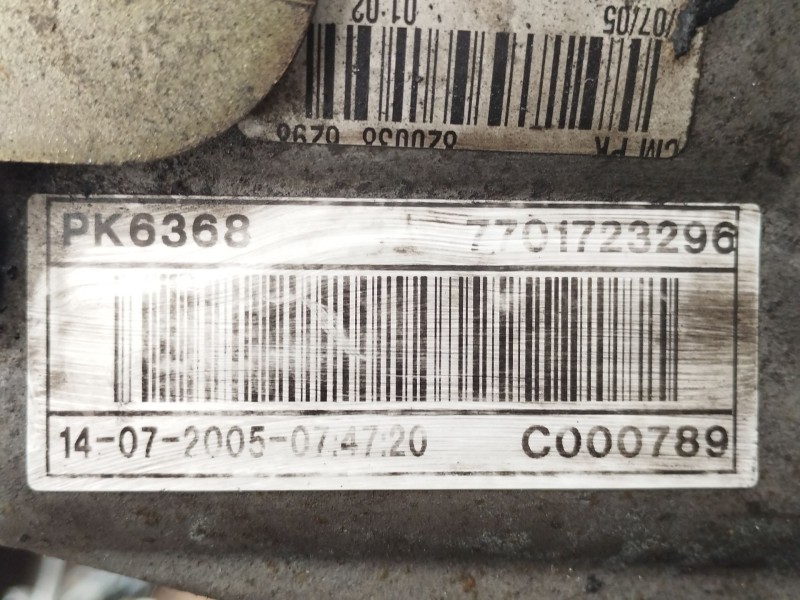 Recambio de caja cambios para renault laguna ii (bg0/1_) 1.9 dci (bg08, bg0g) referencia OEM IAM PK6368  