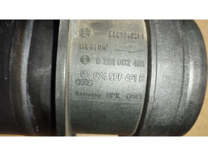 Recambio de caudalimetro para volkswagen passat b6 (3c2) 2.0 tdi 16v referencia OEM IAM 074906461B 0281002461 