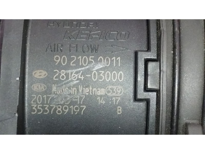 Recambio de caudalimetro para kia niro (de) 1.6 gdi hybrid referencia OEM IAM 2816403000 353789197 9021050011