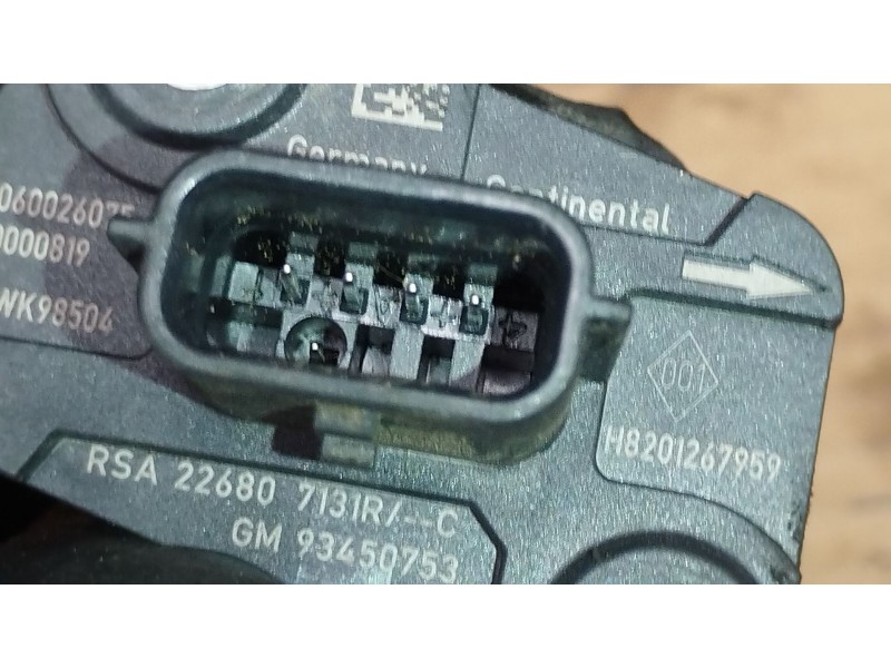 Recambio de caudalimetro para nissan qashqai ii (j11, j11_) 1.5 dci referencia OEM IAM 93450753 5WK98504 H8201267959