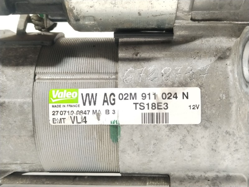 Recambio de motor arranque para seat altea (5p1) 2.0 tdi 16v referencia OEM IAM 02M911024N TS18E3 