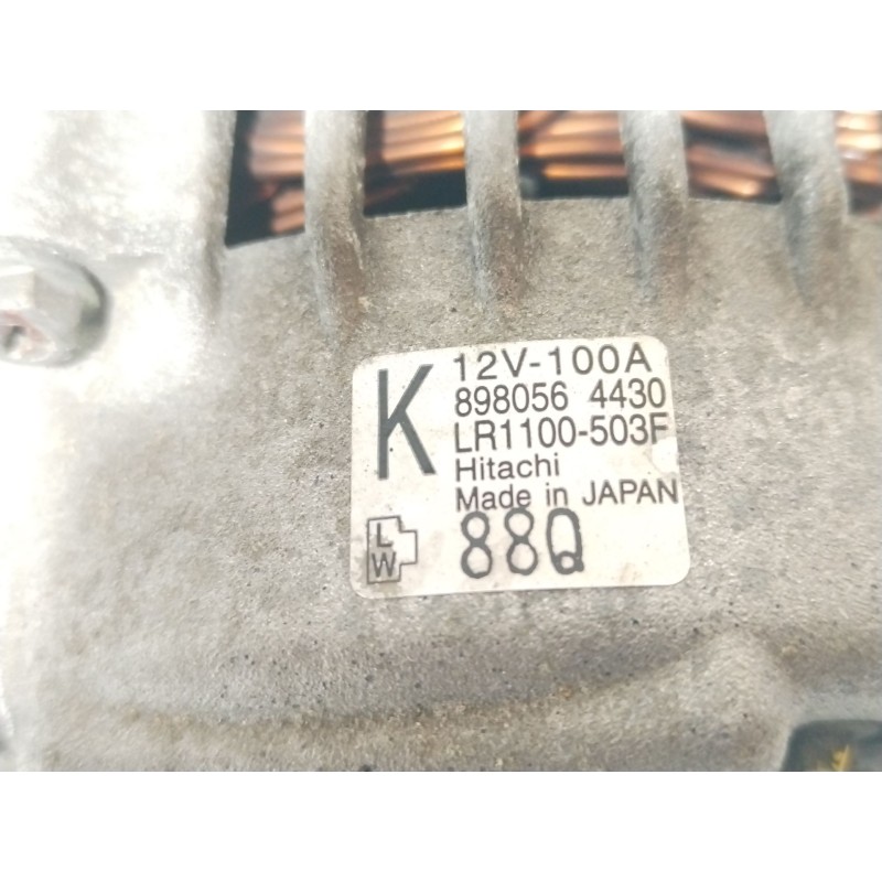 Recambio de alternador para opel meriva a monospace (x03) 1.7 cdti (e75) referencia OEM IAM 8980564430 LR1100503F 