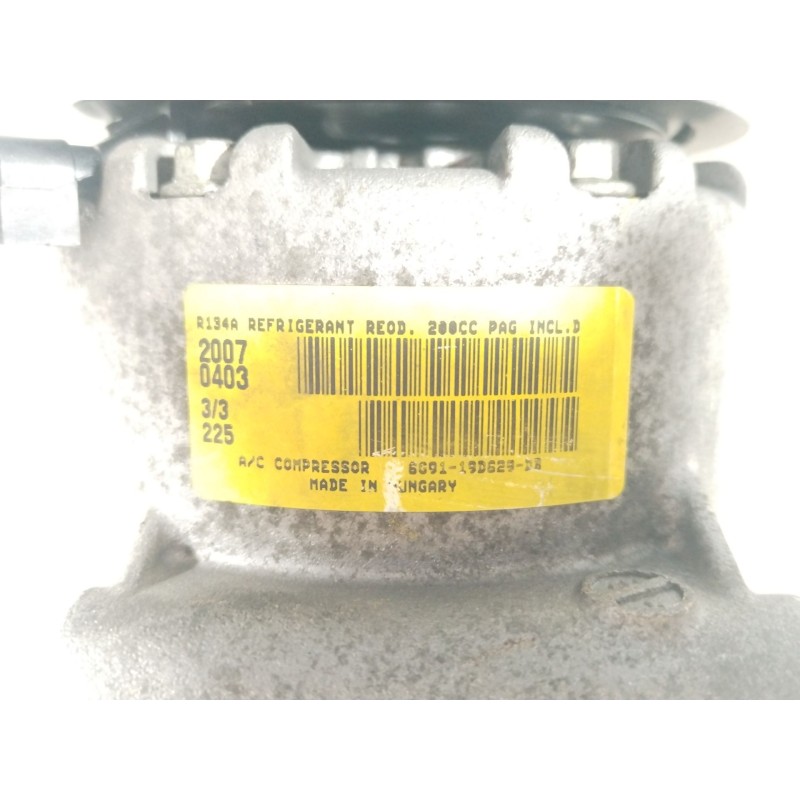 Recambio de compresor aire acondicionado para ford mondeo iv (ba7) 2.0 referencia OEM IAM 6G9119D629DH 1858665 