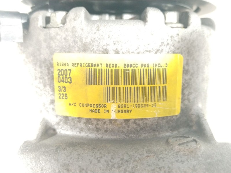 Recambio de compresor aire acondicionado para ford mondeo iv (ba7) 2.0 referencia OEM IAM 6G9119D629DH 1858665 