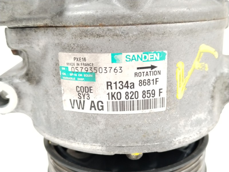 Recambio de compresor aire acondicionado para seat altea (5p1) 1.9 tdi referencia OEM IAM 1K0820859F PXE16 