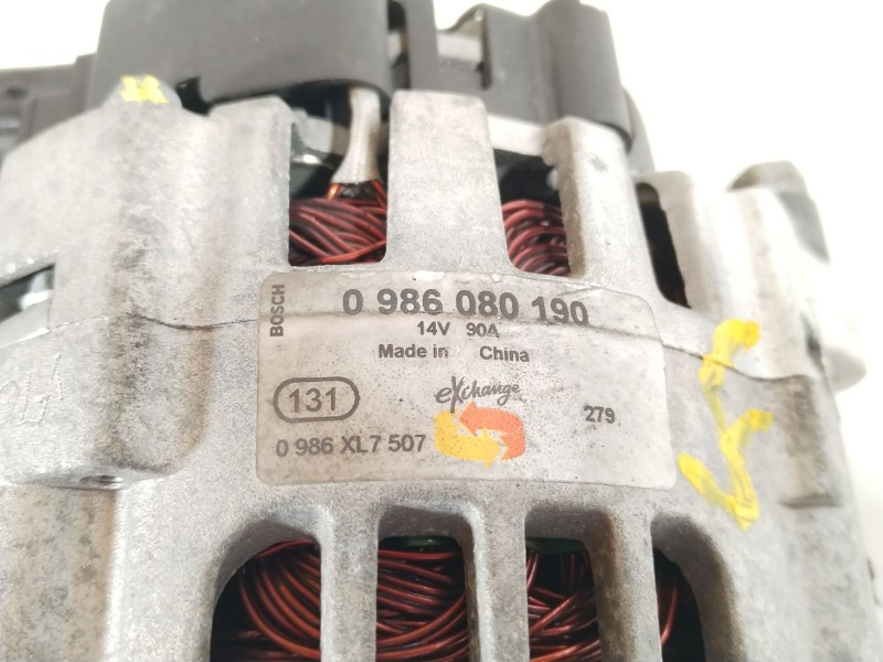 Recambio de alternador para peugeot 207 furgoneta/hatchback (wa_, wc_) 1.4 hdi referencia OEM IAM 5705NA 0986080190 