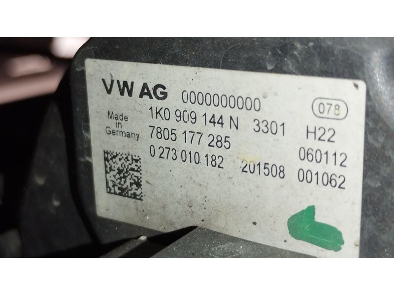Recambio de cremallera direccion para seat leon (1p1) 1.6 tdi referencia OEM IAM 1K1423051EN 1K0909144N 