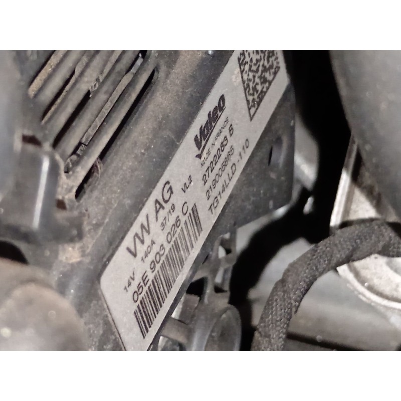 Recambio de alternador para seat ibiza v (kj1, kjg) 1.0 tsi referencia OEM IAM 05E903026C 2722283B TG14LLD110