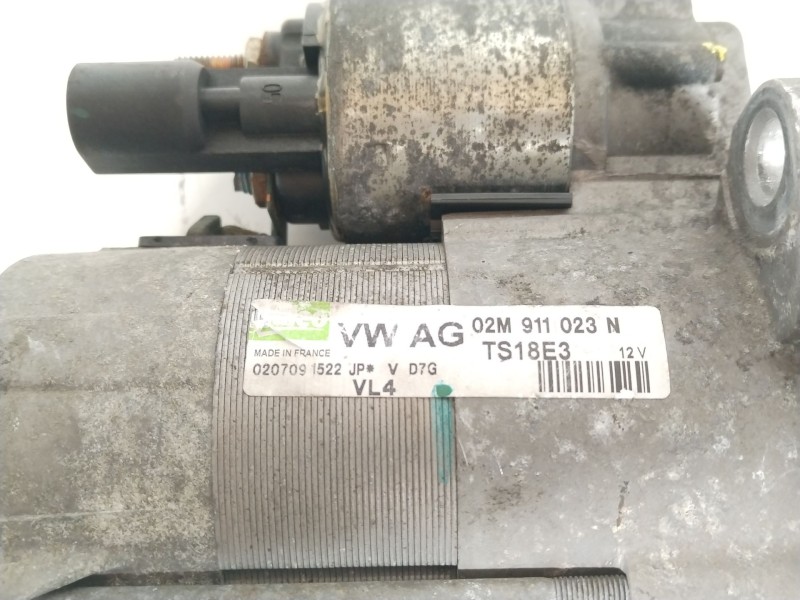 Recambio de motor arranque para seat leon (1p1) 2.0 tdi 16v referencia OEM IAM 02M911023N TS18E3 