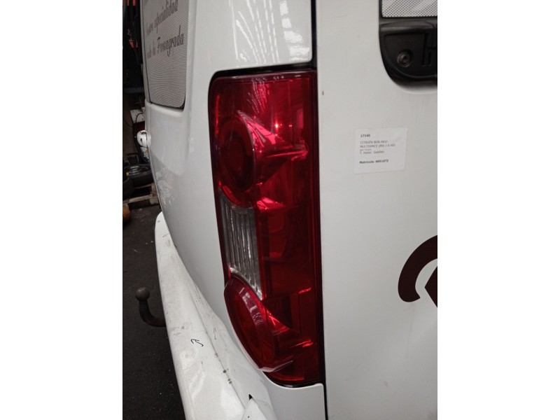 Recambio de piloto trasero derecho para citroën berlingo furgoneta/monovolumen (b9) 1.6 hdi 75 referencia OEM IAM   