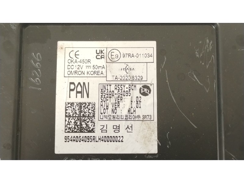 Recambio de modulo electronico para hyundai i30 (pde, pd, pden) 1.5 referencia OEM IAM 954A0G4095  
