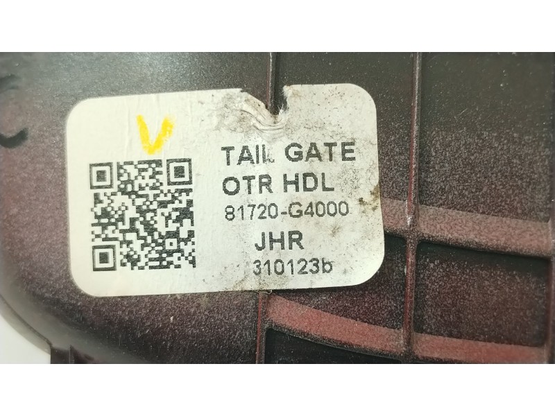 Recambio de maneta exterior porton para hyundai i30 (pde, pd, pden) 1.5 referencia OEM IAM 81720G4000  