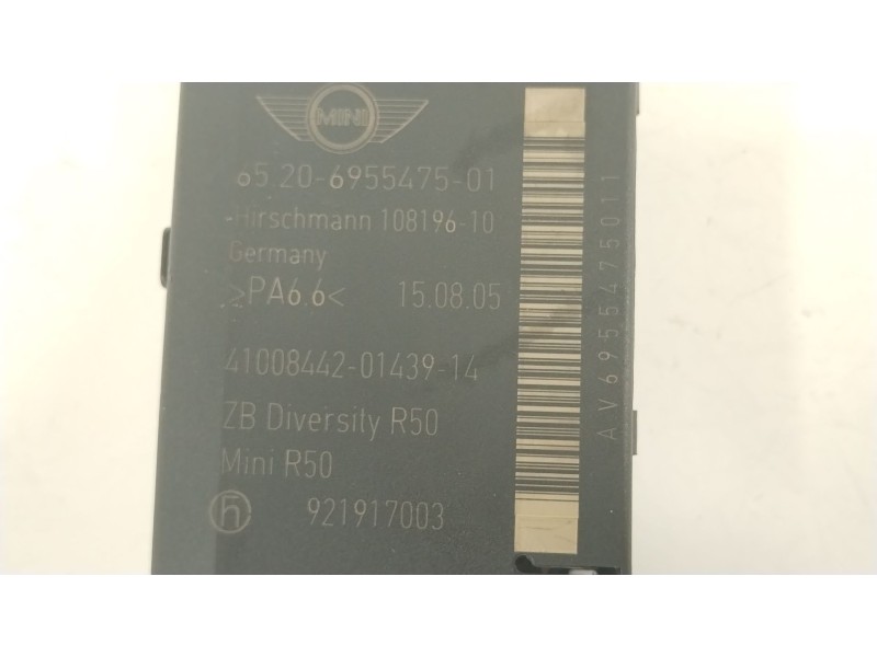 Recambio de modulo electronico para mini mini (r50, r53) cooper referencia OEM IAM 65206955475 921917003 