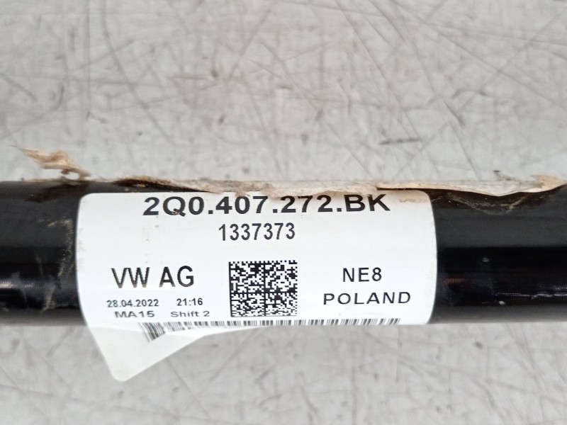 Recambio de transmision delantera derecha para seat ibiza (kj1) fr referencia OEM IAM 2Q0407272BK  