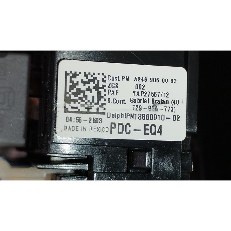 Recambio de caja reles / fusibles para mercedes-benz clase a (w176) a 200 (176.043) referencia OEM IAM A2469060093  