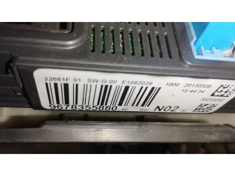 Recambio de caja reles / fusibles para peugeot 208 i (ca_, cc_) 1.4 hdi referencia OEM IAM 9678355880  