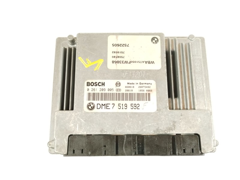 Recambio de centralita motor uce para bmw 3 compact (e46) 316 ti referencia OEM IAM DME7519592 0261209005 7522605