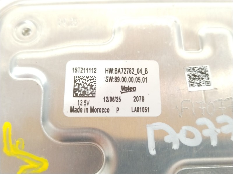 Recambio de centralita faros xenon para peugeot rifter 1.5 bluehdi 100 referencia OEM IAM 1ST211112 BA7278204B 8900000501