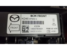 Recambio de caja reles / fusibles para mazda 3 (bm, bn) 2.2 d referencia OEM IAM KD45675X0C   2