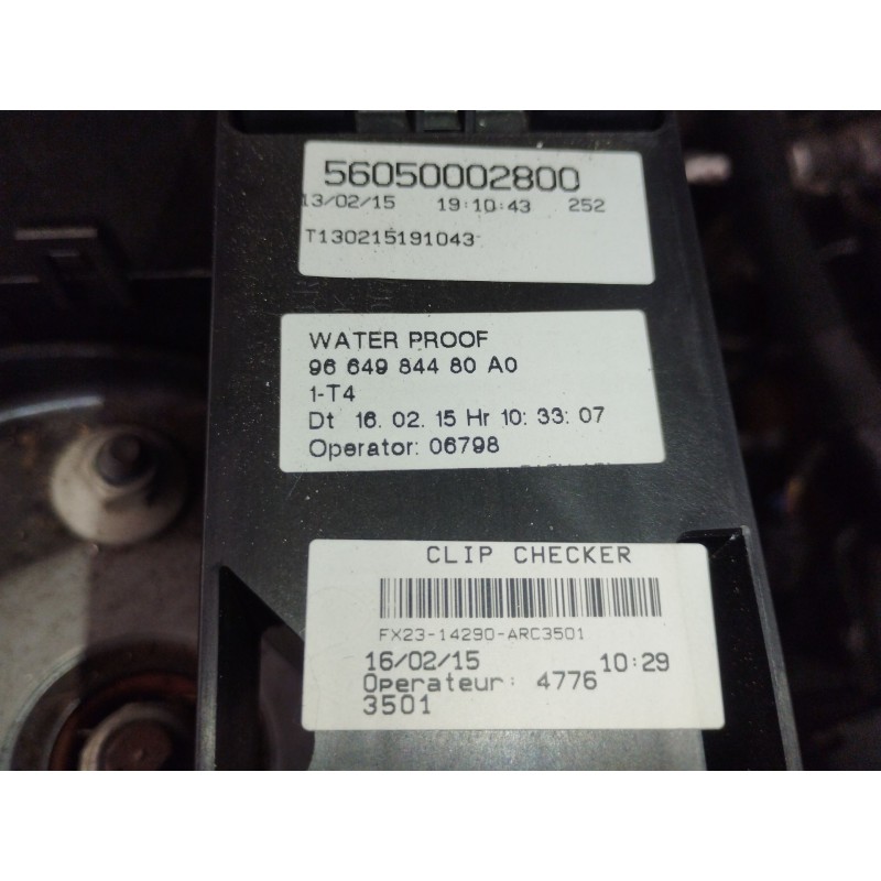 Recambio de caja reles / fusibles para jaguar xf i (x250) 2.2 d referencia OEM IAM FX2314290ARC 9664984480 56050002800