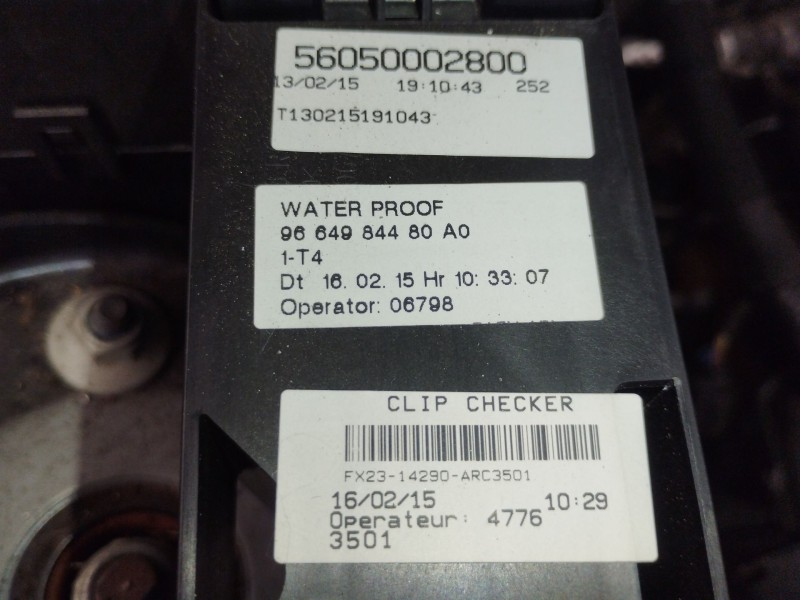 Recambio de caja reles / fusibles para jaguar xf i (x250) 2.2 d referencia OEM IAM FX2314290ARC 9664984480 56050002800