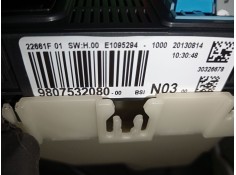 Recambio de caja reles / fusibles para peugeot 208 i (ca_, cc_) 1.2 vti 82 referencia OEM IAM 9807532080 BSIN03 