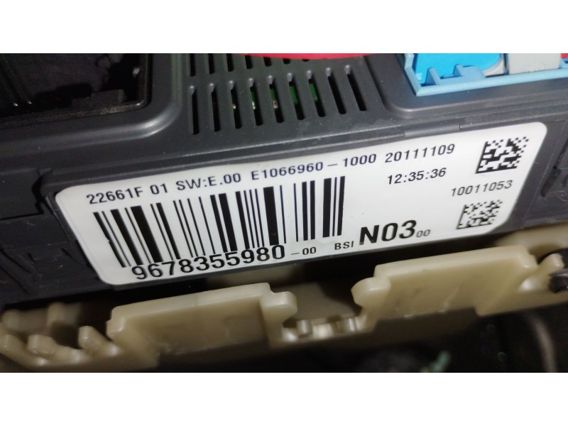 Recambio de caja reles / fusibles para peugeot 208 i (ca_, cc_) 1.6 hdi referencia OEM IAM 9678355980  