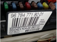 Recambio de caja reles / fusibles para citroën c4 grand picasso i (ua_) 1.6 hdi 110 referencia OEM IAM 9678477180 BSI04EV  2