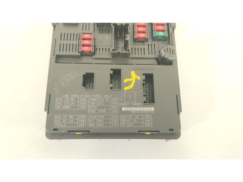 Recambio de caja reles / fusibles para nissan micra iv (k13k, k13kk) 1.2 referencia OEM IAM 284B71HR0C  